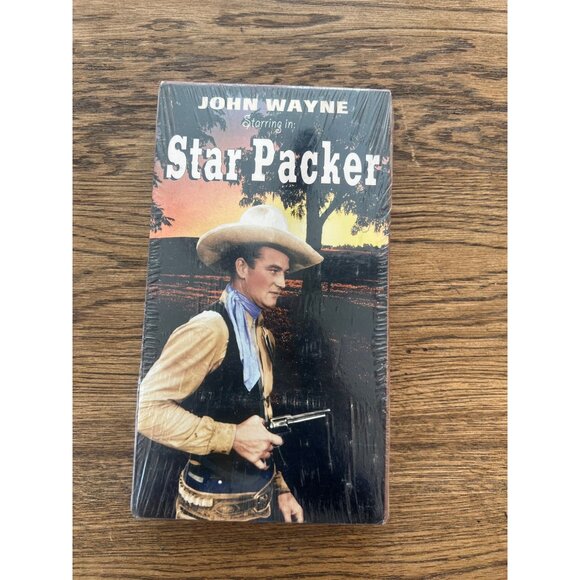Star Packer VHS 1934 Western John Wayne Yakima Canutt George Hayes New Sealed - Picture 1 of 4